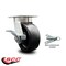Service Caster 5 Inch Kingpinless Glass Filled Nylon Wheel Caster with Brake and Swivel Lock SCC-KP30S520-GFNR-SLB-BSL - alternate 5